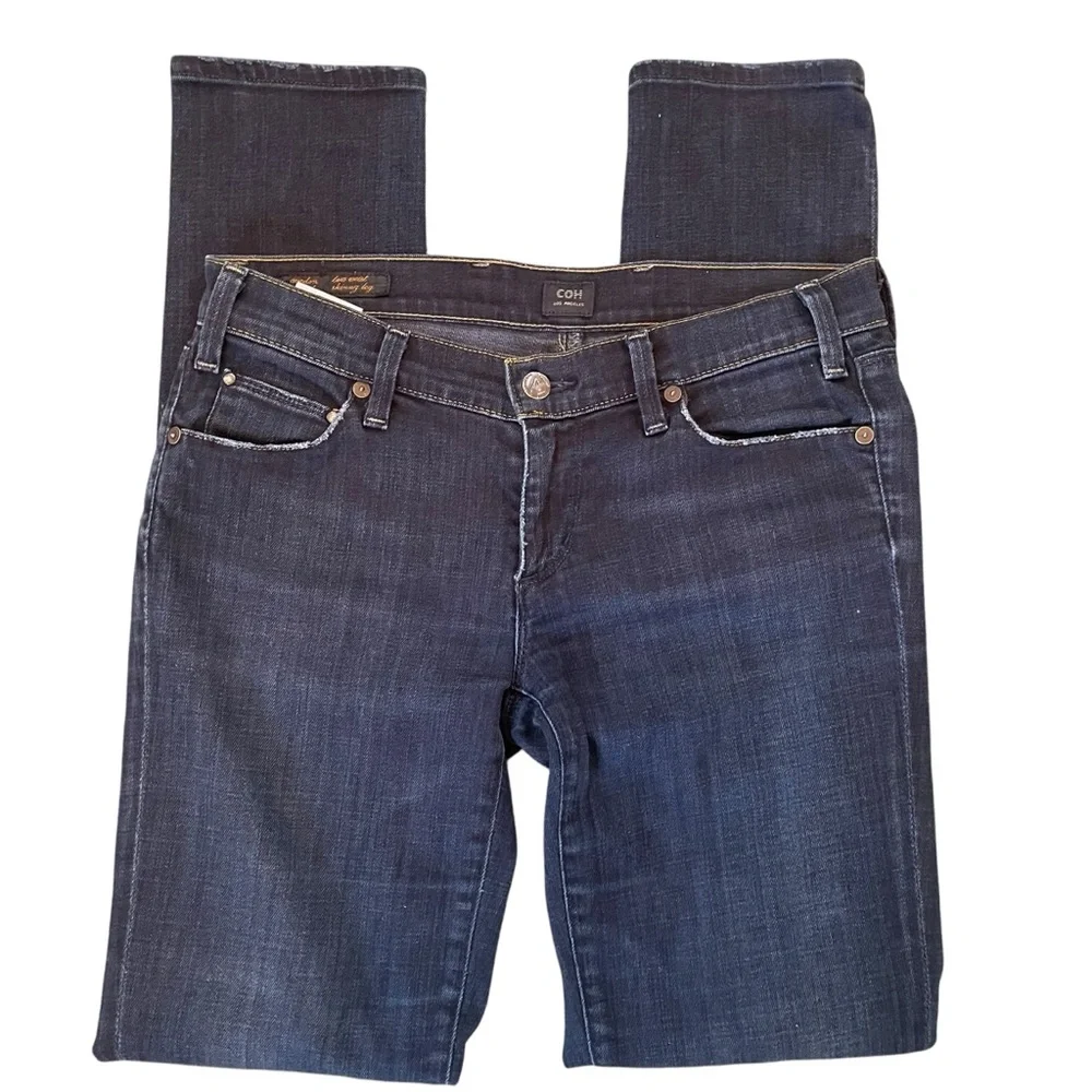 Citizens of Humanity COH Low Waist Skinny Leg Denim Blue‎ Jeans Size 27